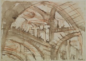 Zeichnung eines imaginären Gefängnisses von Giovanni Battista Piranesi